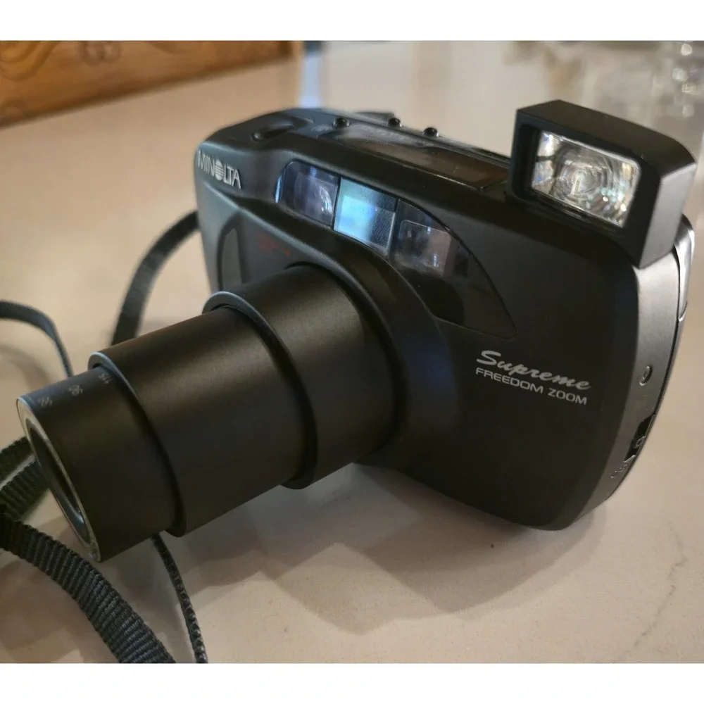 Minolta Supreme Freedom Zoom EX 35mm Point & Shoot Film Camera